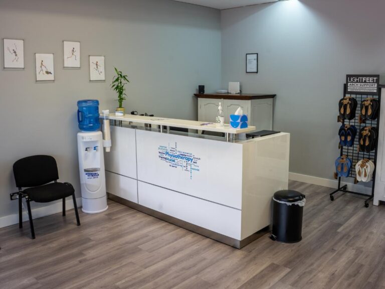 Reception at Focus Physio and Co in Glossodia Shopping Village