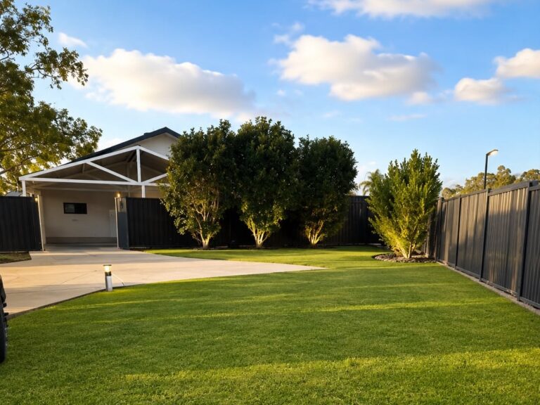 Backyard of the Insite Care Supported Independent Living home in Orchard Hills