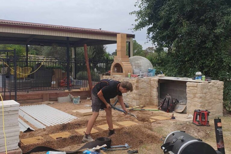 Outdoor entertaining area built by Your Handyman HK