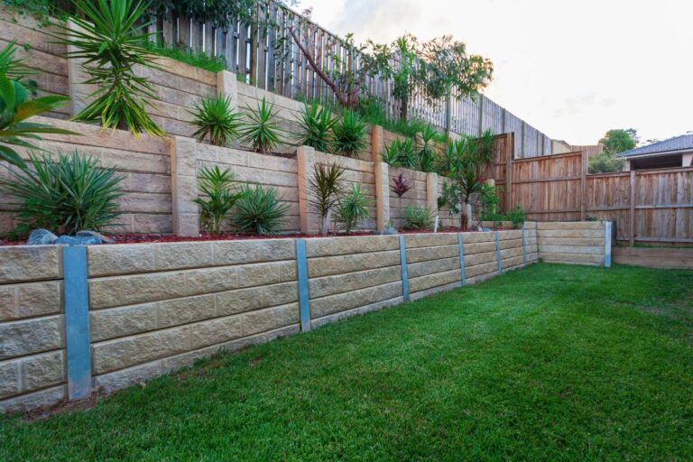 Retaining wall built by Your Handyman HK in the Blue Mountains